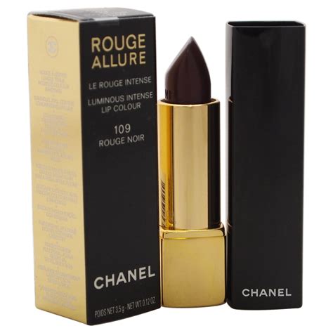 chanel rouge allure 109 rouge noir отзывы|Chanel Rouge Allure luminous intense.